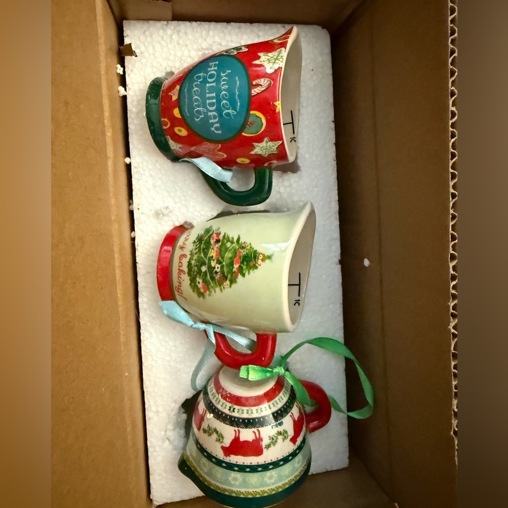New set holiday ornaments by the pioneer women